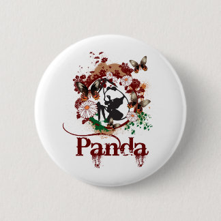 Macaron Rond 5 Cm Panda