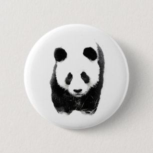 Macaron Rond 5 Cm Panda