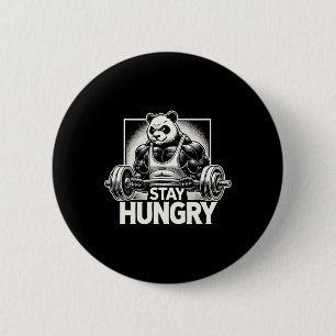 Macaron Rond 5 Cm Panda - Bodybuilding Gymnase Fitness Mot