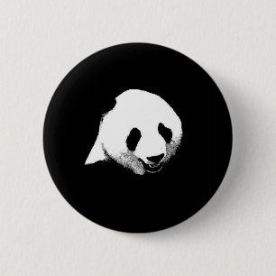 Macaron Rond 5 Cm Panda Pop Art