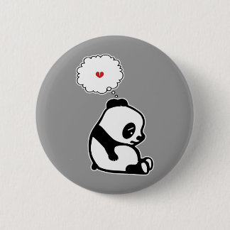 Macaron Rond 5 Cm Panda triste