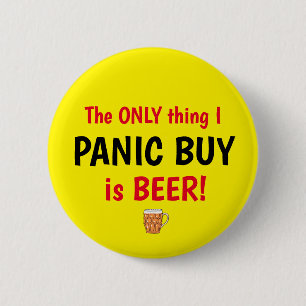 Macaron Rond 5 Cm Panic Acheter Beer Bouton Jaune