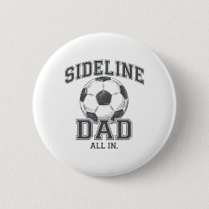 Macaron Rond 5 Cm Papa de côté Famille Équipes de foot Papa de sport