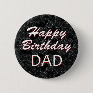 Macaron Rond 5 Cm PAPA de joyeux anniversaire