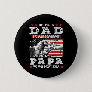 Macaron Rond 5 Cm Papa Est Un Honneur Etre Papa Est Un Père Sans Pri