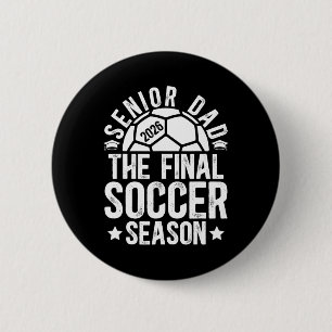 Macaron Rond 5 Cm Papa senior de football 2026 La dernière saison de