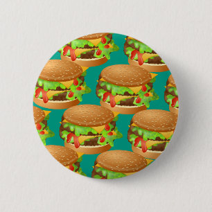 Macaron Rond 5 Cm Papier peint d'hamburger