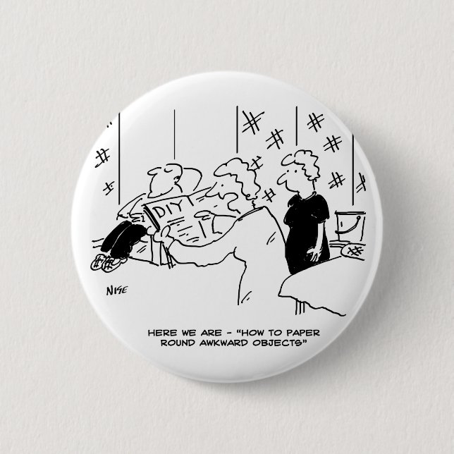Macaron Rond 5 Cm Papier peint et dessin décoratif (Devant)