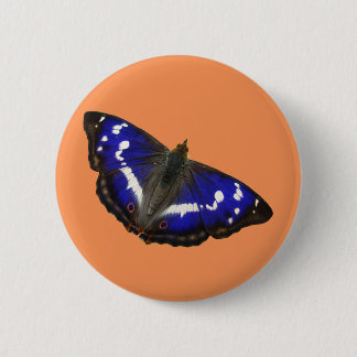 Macaron Rond 5 Cm Papillon d'empereur pourpre
