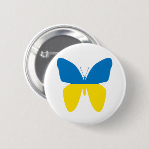 Macaron Rond 5 Cm Papillon d'Ukraine