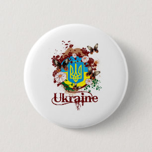 Macaron Rond 5 Cm Papillon Ukraine