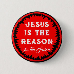 Macaron Rond 5 Cm Papine de Noël Jésus