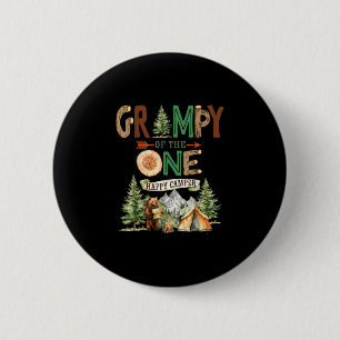 Macaron Rond 5 Cm Papy du premier anniversaire du seul campeur heure