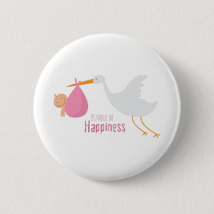 Macaron Rond 5 Cm Paquet de bonheur