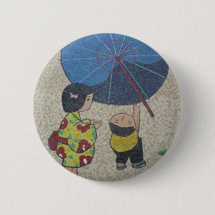 Macaron Rond 5 Cm parapluie du Japon