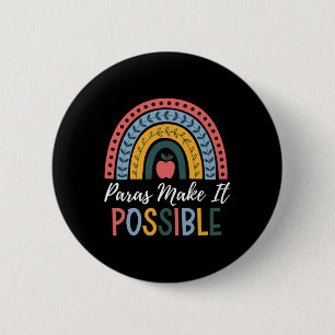 Macaron Rond 5 Cm Paras rendent cela possible Arc-en-ciel Para Prof