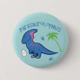 Macaron Rond 5 Cm Parasaurolophus mignon