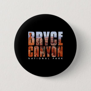 Macaron Rond 5 Cm Parc national de Bryce Canyon-cadeau souvenir-camp