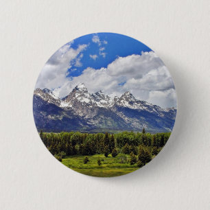 Macaron Rond 5 Cm Parc national grand de Teton