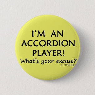 Macaron Rond 5 Cm Pardon du lecteur Accordion