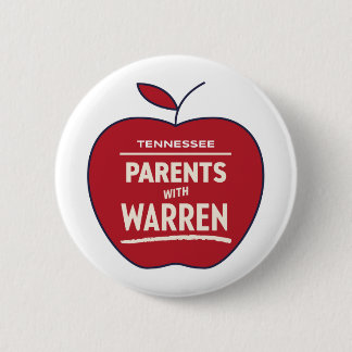 Macaron Rond 5 Cm Parents du Tennessee avec Elizabeth Warren