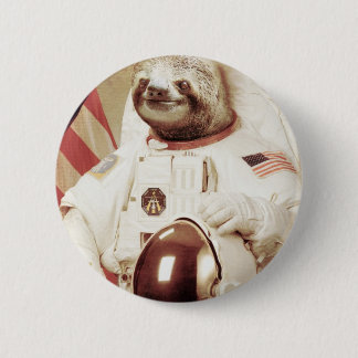 Macaron Rond 5 Cm Paresse d'astronaute