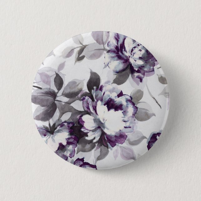 Macaron Rond 5 Cm Parfum des roses de prune (Devant)