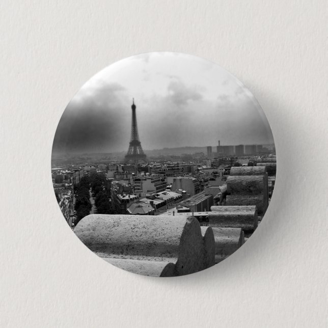 Macaron Rond 5 Cm Paris (Devant)