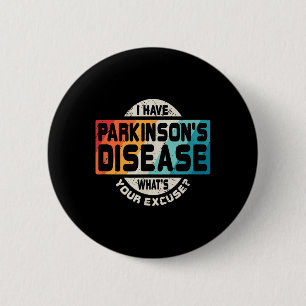 Macaron Rond 5 Cm Parkinsons T Chemise Sensibilisation Survivant Cad