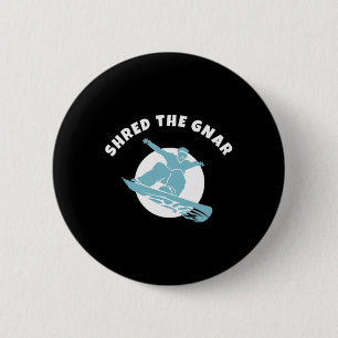 Macaron Rond 5 Cm Partager Le Snowboard Gnar