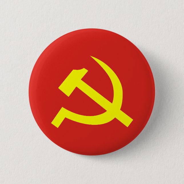 Macaron Rond 5 Cm Parti communiste du Vietnam, Colombie politique (Devant)