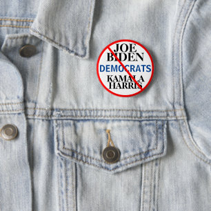 Macaron Rond 5 Cm Parti démocrate Biden Harris