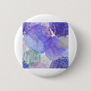 Macaron Rond 5 Cm Parties scintillant d'aquarelle Arrière - plan Abs