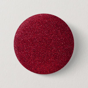 Macaron Rond 5 Cm Parties scintillantes rouges