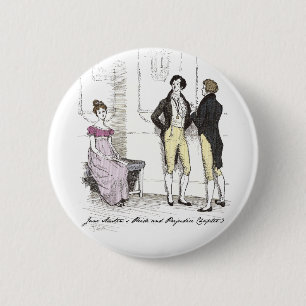 Macaron Rond 5 Cm Pas Assez Belle, Jane Austen Fierté & Préjugés
