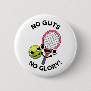 Macaron Rond 5 Cm Pas De Coups Pas De Glory Funny Pun De Tennis