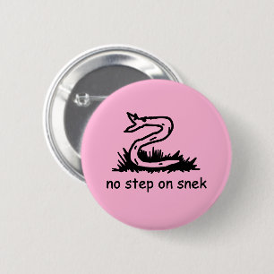 Macaron Rond 5 Cm Pas de pas sur les mèmes de snek parodie de Gadsde