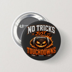 Macaron Rond 5 Cm Pas de Tours Juste des Touchdowns Art de Football 