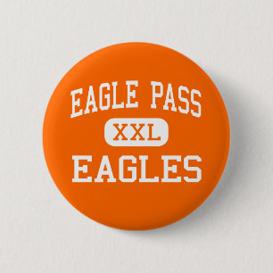 Macaron Rond 5 Cm Passage d'Eagle - Eagles - haut - passage le Texas