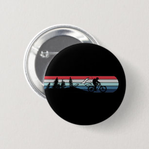 Macaron Rond 5 Cm passionné de VTT