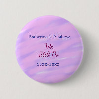 Pastel rose violet Vow renouvellement anniversaire