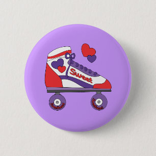 Macaron Rond 5 Cm Patin d'amoureux
