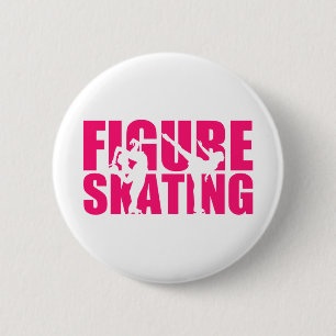 Macaron Rond 5 Cm Patinage artistique