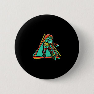 Macaron Rond 5 Cm Patineur en ligne sur roulettes