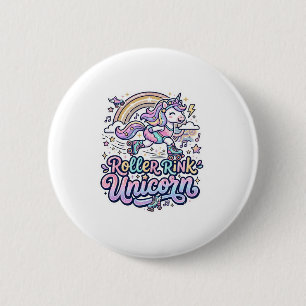 Macaron Rond 5 Cm Patinoire Licorne Autocollant Vectoriel Premium Li