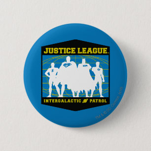 Macaron Rond 5 Cm Patrouille intergalactique de la Ligue de Justice
