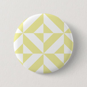 Macaron Rond 5 Cm Patters de Pale Yellow