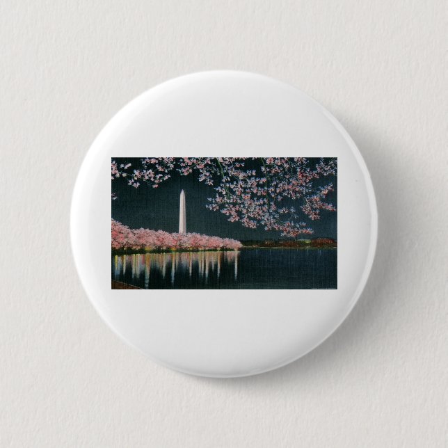 Macaron Rond 5 Cm PAU42 Washington à Night.tif (Devant)