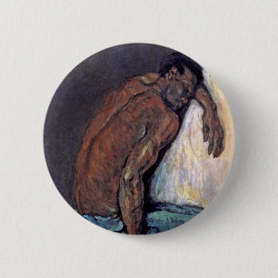 Macaron Rond 5 Cm Paul Cézanne - Scipion le nègre Peinture d'art fin