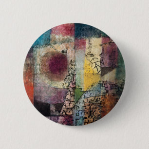 Macaron Rond 5 Cm Paul Klee Art Abstrait Cubisme 